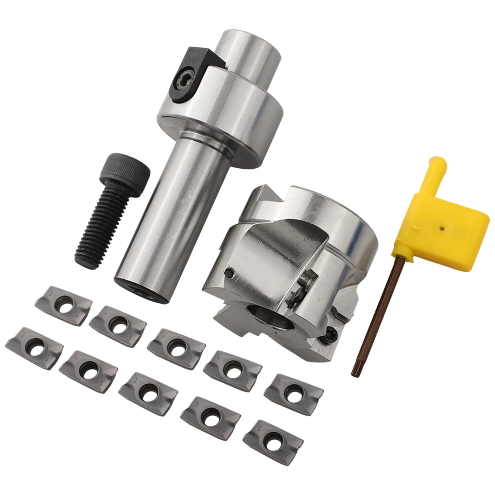 

Carbide PVD Coating for Semi Finishing Steel FMB22 Collet Holder BAP400R50224T Milling Cutter 1604APMT Inserts