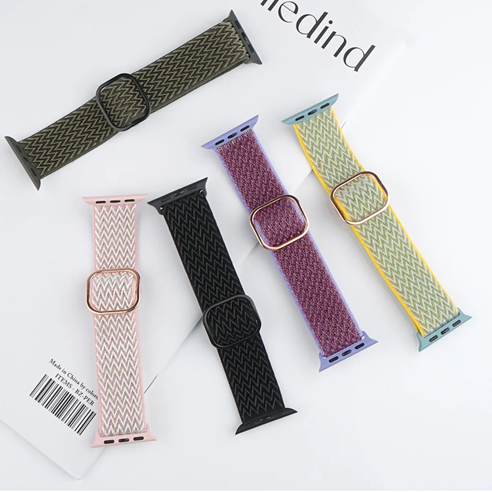 Nylon Straps for Apple watch band 46mm 44mm 45mm ultra 2 49mm 42 41 40 mm pulseira bracelet correa iwatch series 10 9 8 7 SE 6 5