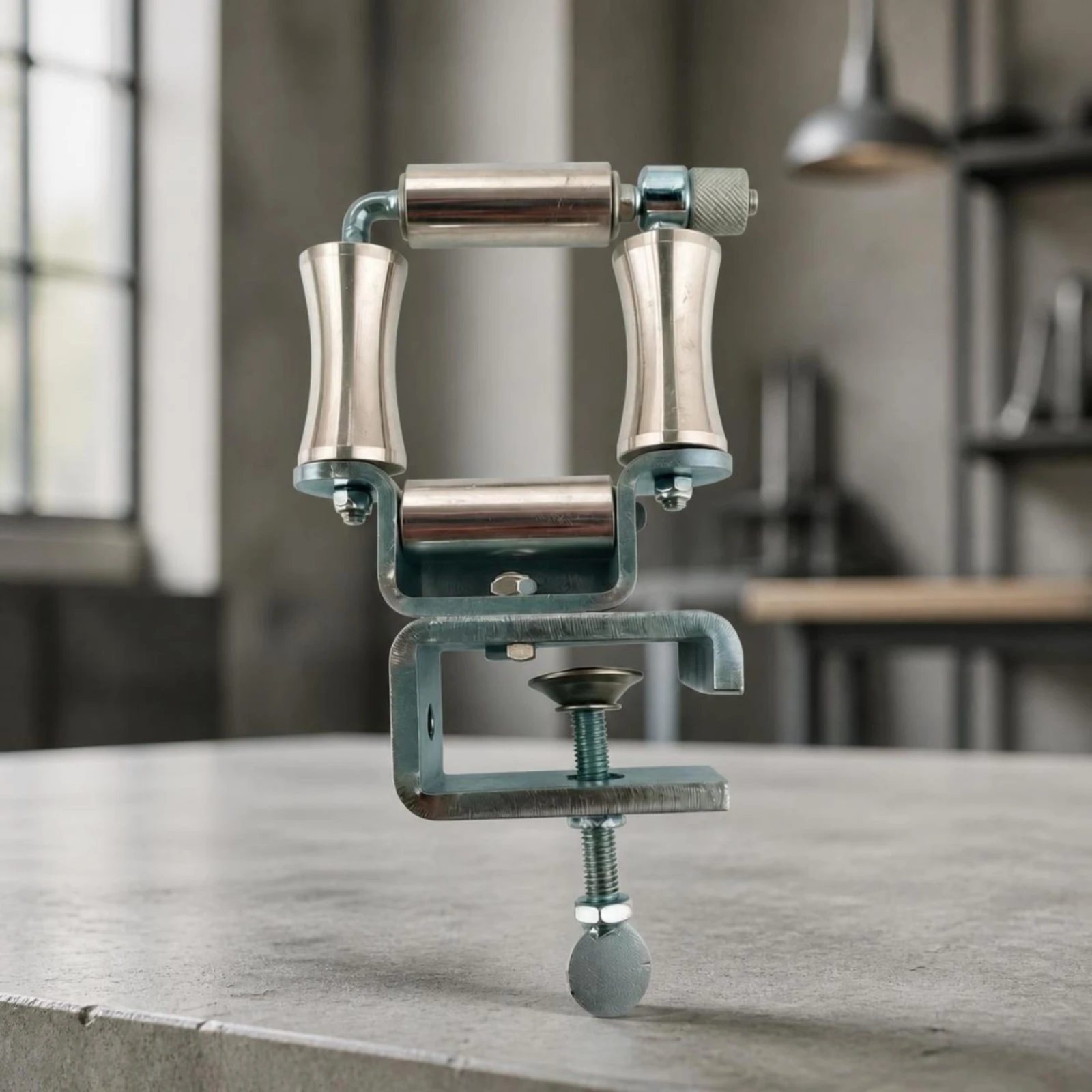 Cable Guide Clamp with Pulley Heavy-Duty Wire Guide with Roller Frame Adjustable Stable for Electricians, Workshop view 2