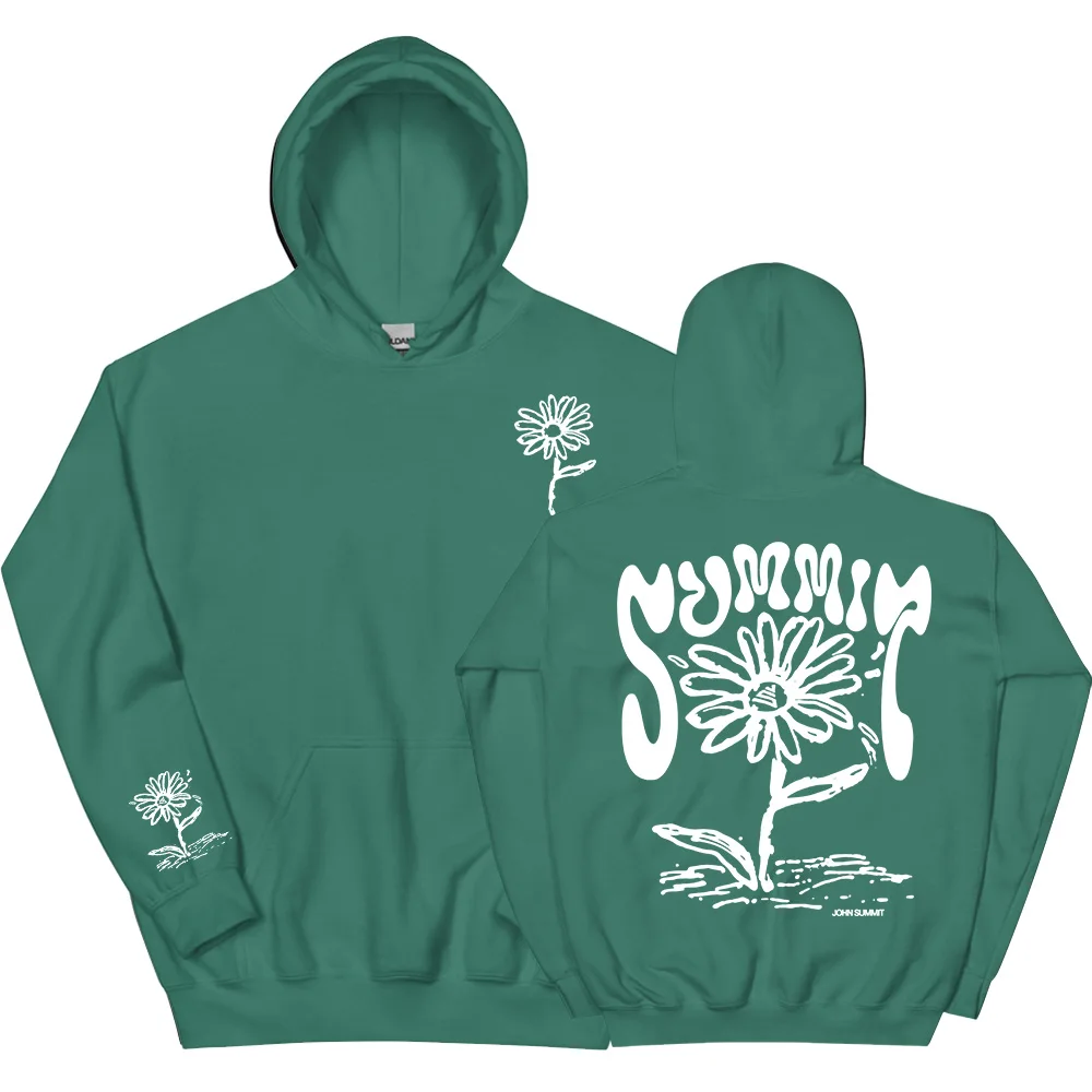 

SUNFLOWER BLACK HOODIE Fashion Singer John Summit Sweatshirts Winter Fleece Hooded Pullovers Long Sleeve Men/Women Clothing Male
