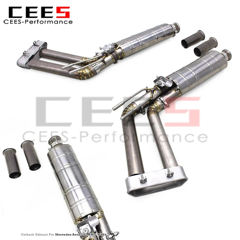 

cees for Mercedes-Benz G63 AMG W464 4.0T (2019-2023) OEM Factory Valve Exhaust System Sport Race Racing Pipe Catback Muffler