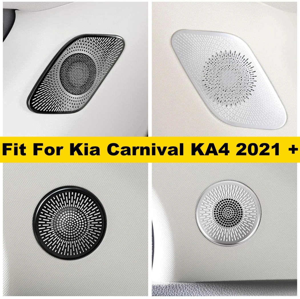 

Car Dashboard Pilla A C Stereo Speaker Audio Tweeter Sound Decoration Frame Cover Trim Fit For Kia Carnival KA4 2021 2022 2023