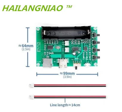 XH-A150 lithium battery Bluetooth digital power amplifiers board 5W+5W support Android DIY small speaker rechargeable