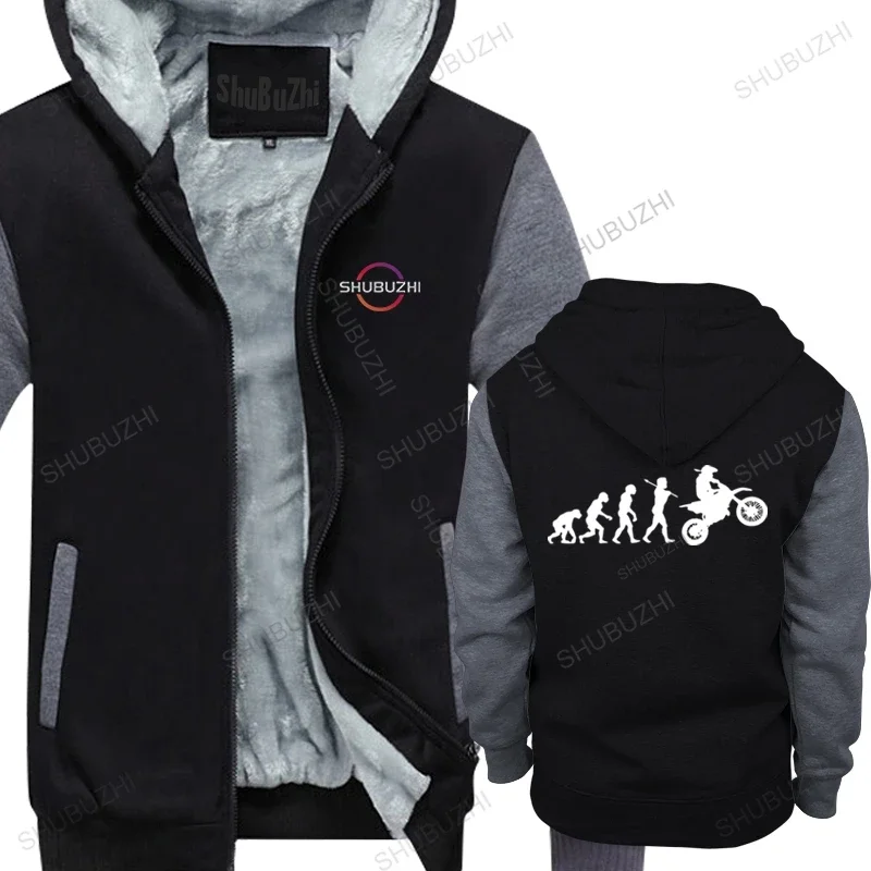 Cotton warm jacket Men Tops New Arrived Mens black hoody Evolution Motocross new High Quality man thick hoodies drop shipping