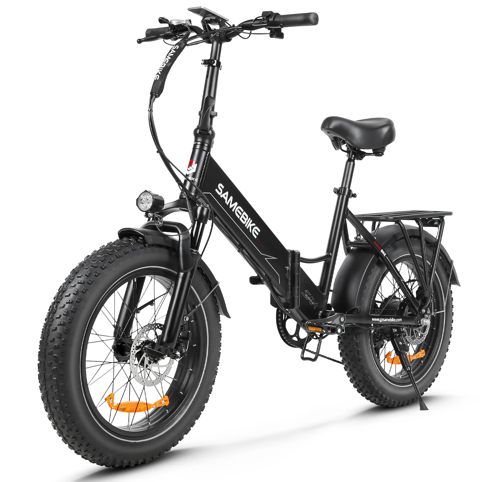 SAMEBIKE LOTDM200-II NFC مفتاح ذكي دراجة كهربائية 750 واط 48V13AH دراجة كهربائية قابلة للطي 20*4.0 بوصة الدهون الإطارات الجبلية E-الدراجة