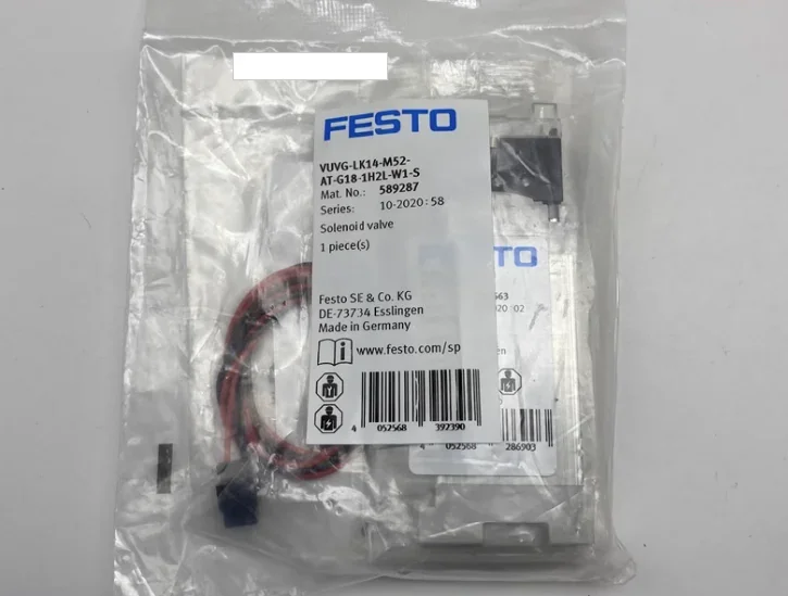 New Original FESTO solenoid valve  VUVG-LK14-M52-AT-G18-1H2L-W1-S VUVG-LK14-M52-AT-G18-1H2L-S