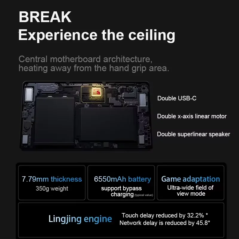 تابلت الألعاب Lenovo Legion Y700 Gen 3 2025 Snapdragon 8 8.8 بوصة شاشة LCD 165 هرتز 6550 مللي أمبير 256 جيجابايت 512 جيجابايت بطارية ذاكرة الوصول العشوائي أندرويد 14