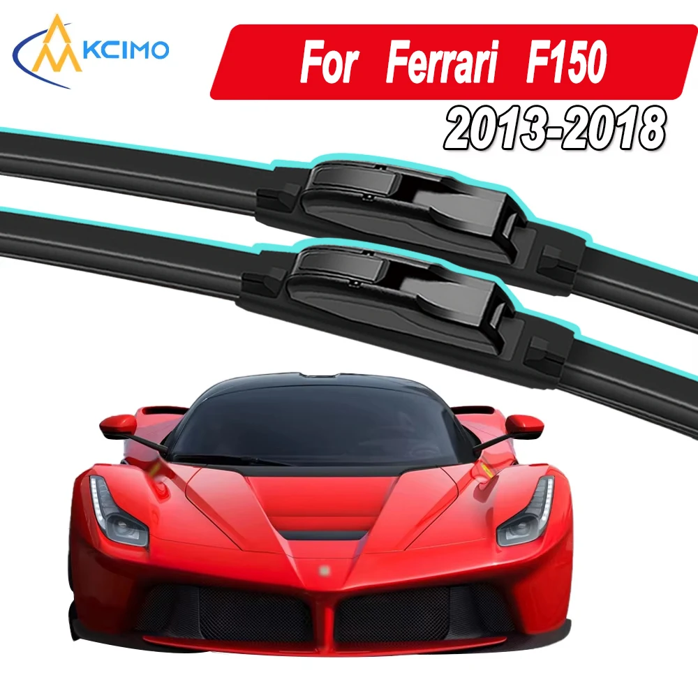 

Silicone Car Wiper Blades for Ferrari F150 2013-2018 - All Weather Silent Wiper Blades, Quick Release Clip