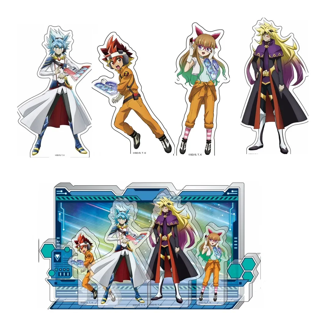 Anime Yu-Gi-Oh! GO RUSH! Figure Doll YuGiOh Yuuhi Oudou Yuamu Yudias Zuwijo Acrylic Stands Model Cosplay Toy for Gift