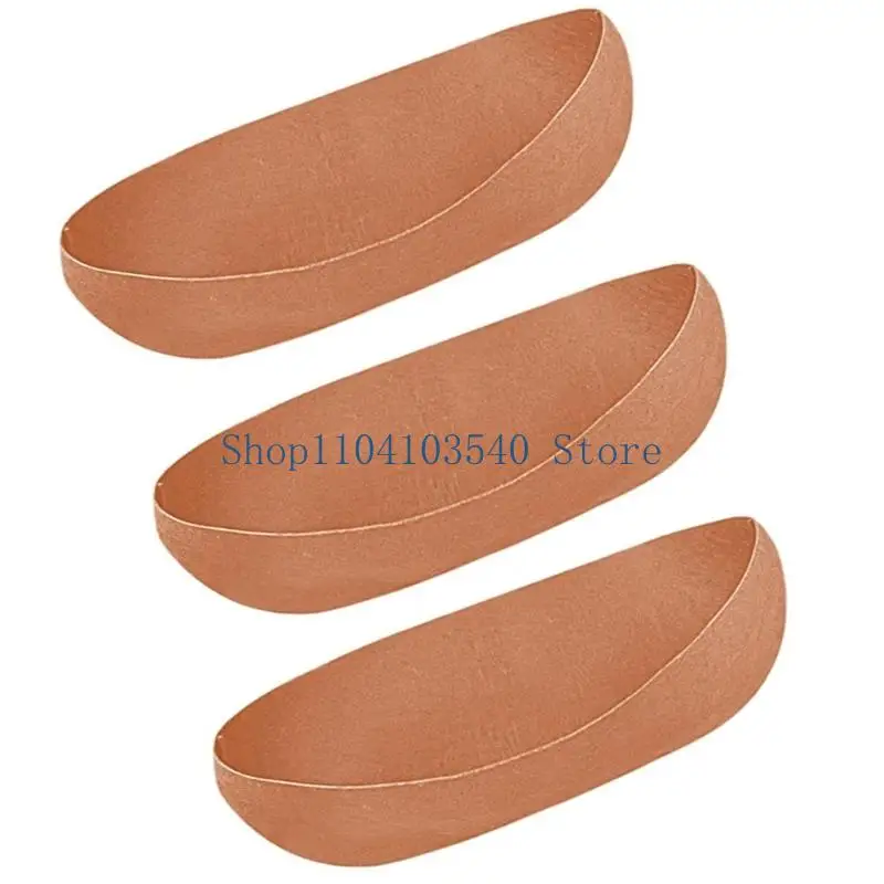 02DC 3 Pack Thickened Window Box Insert Planter Basket Liners Brown Felt Gardening Mats Weatherproof Outdoor Container Pads