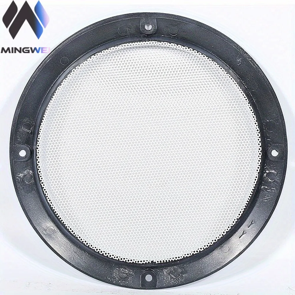 MW Audio 2 szt. Białe metalowe osłony głośnikowe z żelaznego drutu, plastikowa rama obudowy 2/3/4/5/6.5/8/10 cali do samochodu i domu — zdjęcie produktu 6