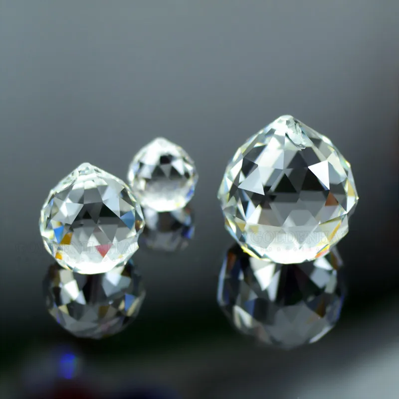 

Гарантированное высшего качества 30 мм K9, прозрачные хрустальные граненые украшения, стеклянный шар фэн-шуй, ловец солнца, рождественская елка/украшение дома