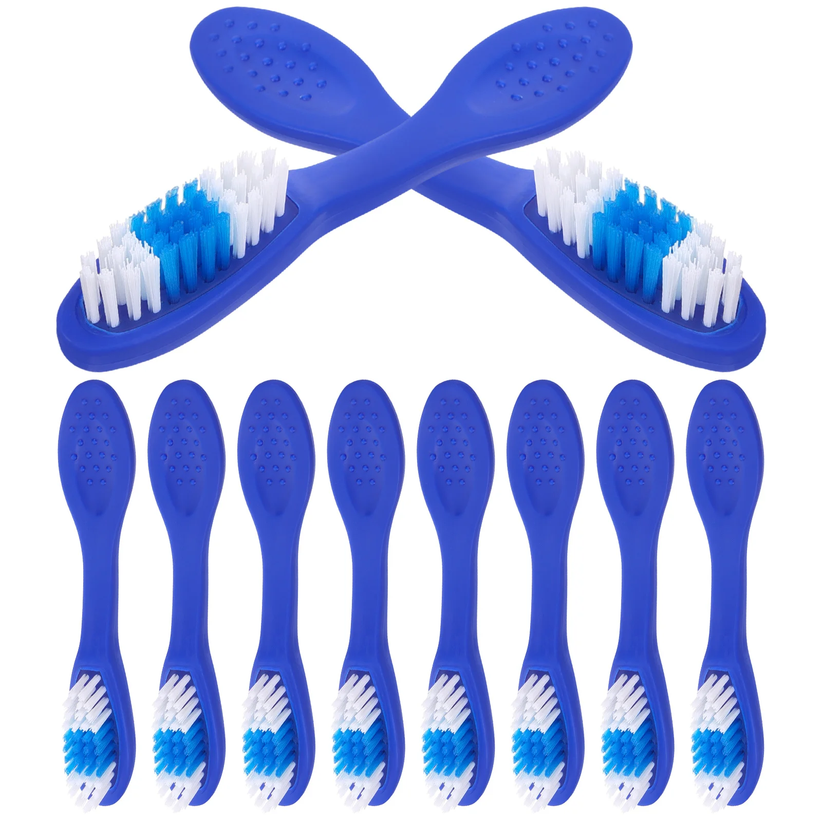 10 Pcs Fold Prison Toothbrush Baby Travel Reach Firm Nylon Thumbprint Portable Toothbrushes