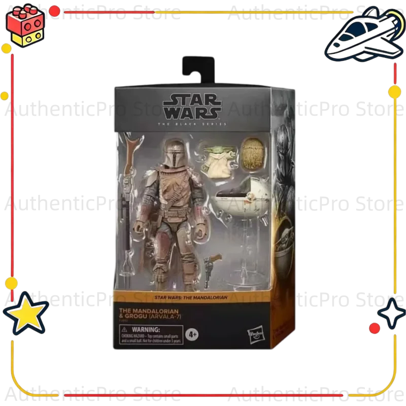 【in-stock】hasbro-grogu-the-mandalorian-star-wars-the-black-series-collectible-action-figure-gift-collection