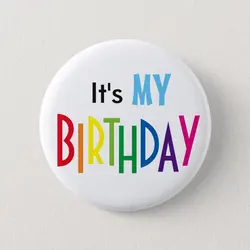 It S My Birthday  Soft Button Pin Funny Creative Collar Women Cartoon Badge Clothes Metal Lapel Pin Decor Cute Lover Brooch Gift