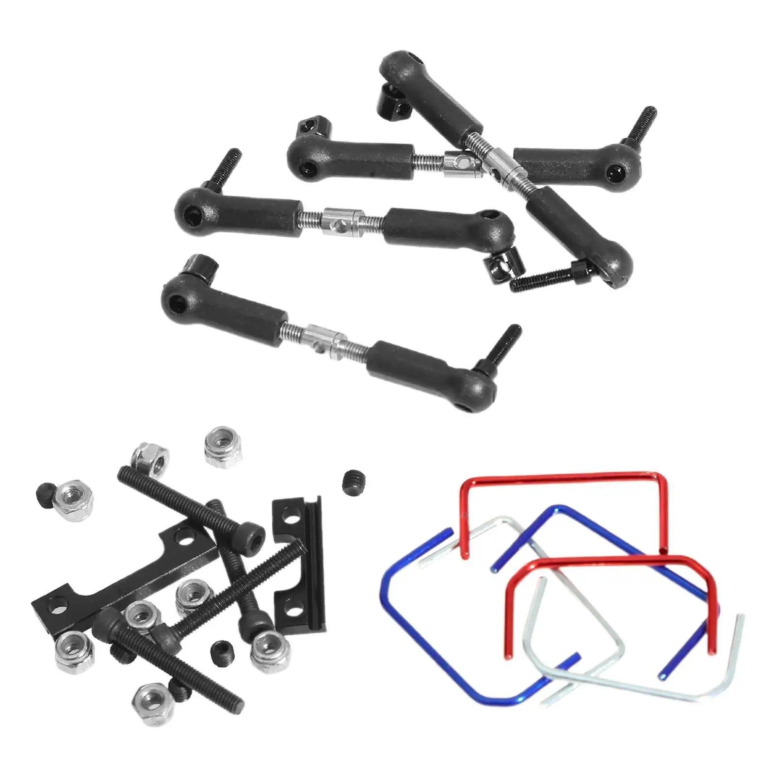 1/16 Front and Rear Sway Bar Kit Upgrades Part Wide Sway Bar RC Spare Parts for