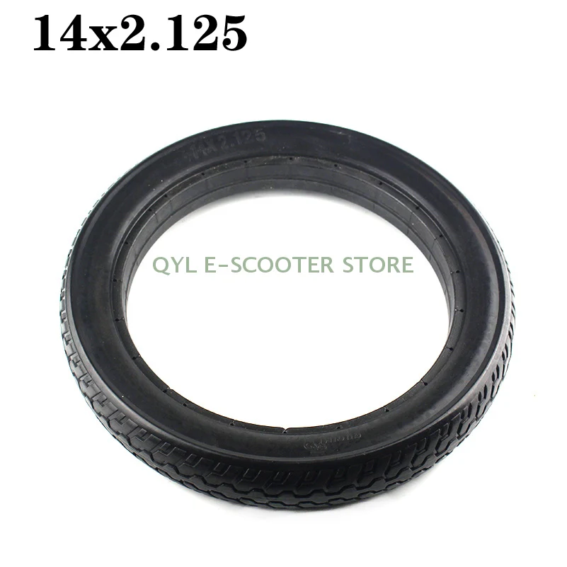 High Quality 14x2.125 Vacuum Tire 14*2.125 Tubeless Tyre for Electric Vehicle Accessories