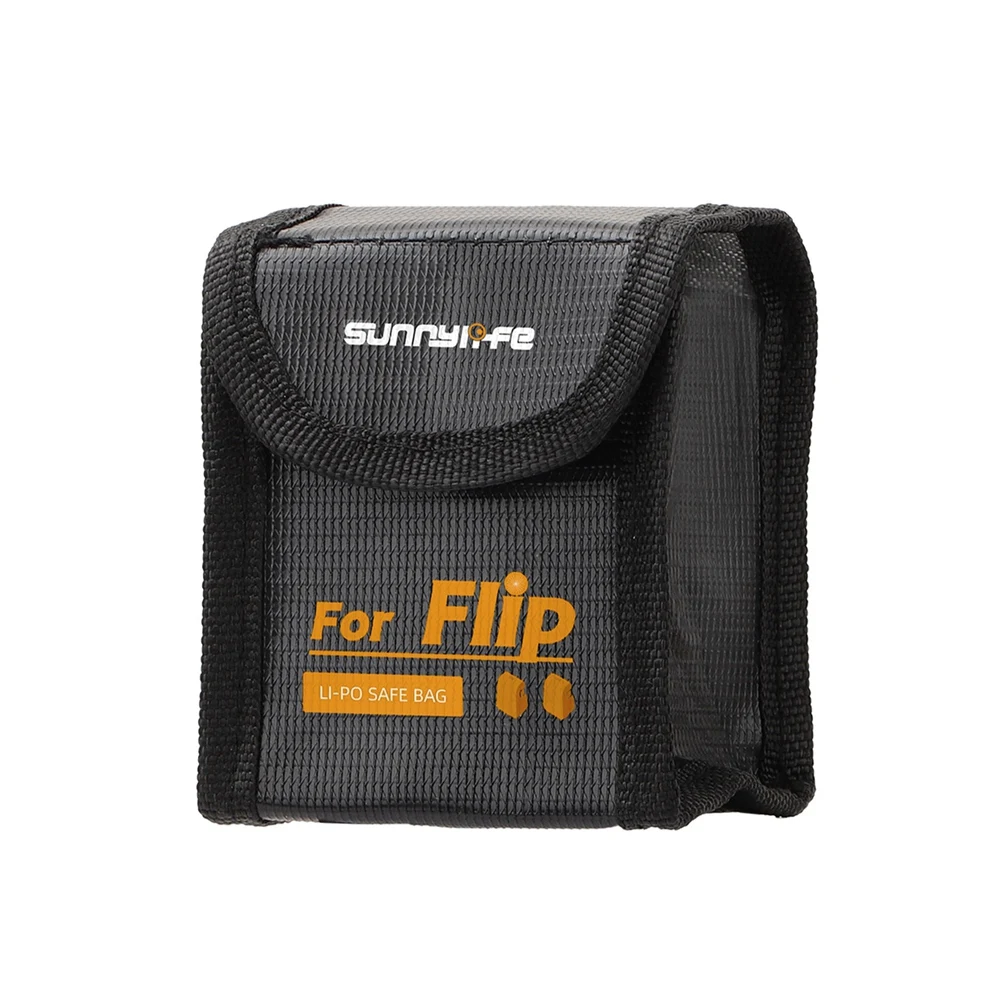 

A07I LiPo Battery Safe Bag for Flip Protective Battery Storage Case Drone Accessory for 2 Battery