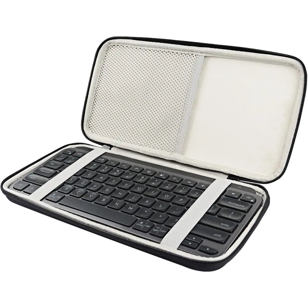 Portable Carrying Case Bag for MX Keys Waterproof EVA Hard Shell Wireless Bluetooth Mechanical Keyboard Storage Box