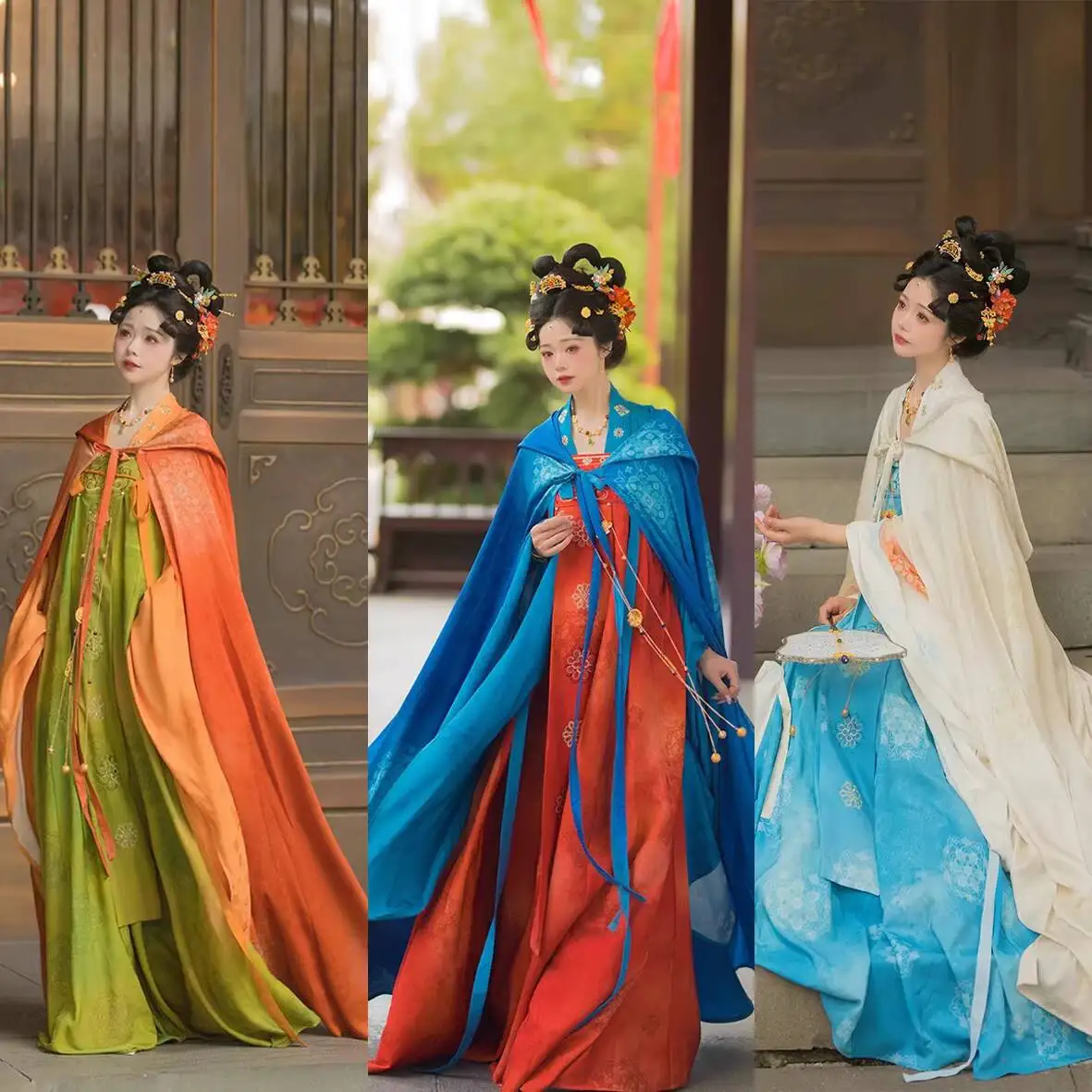 Mountain and Sea Chronicles Reimbursement Edition Restored Tang Court Color Classical Embroidered