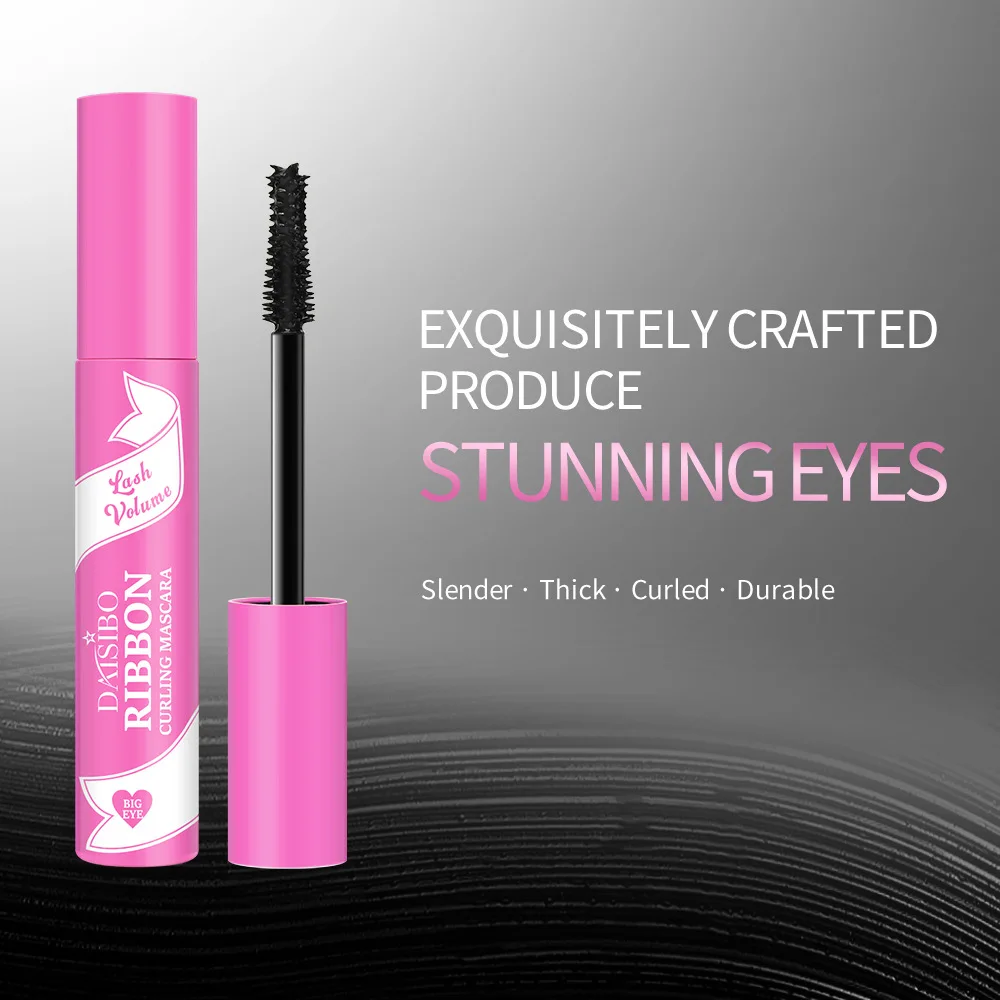 Mascara 36H imperméable et résistant à la transpiration, effet d'extension de cils soyeux, Anti-frottement, sans bavures et facile à enlever avec une brosse facile à utiliser