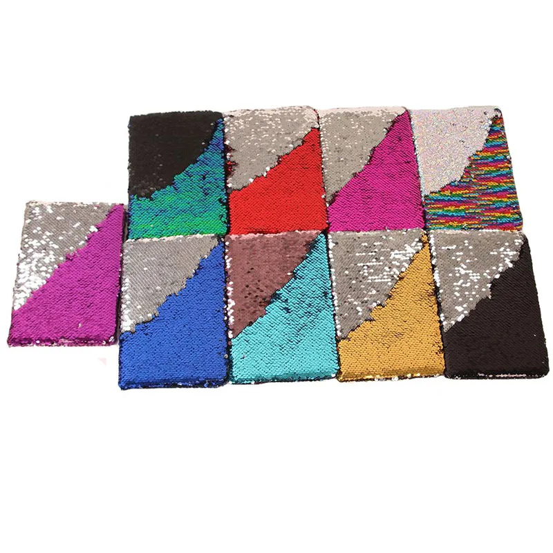 Creative Mermaid Flips Discoloration Notebook Fashion Colorful Business Office Notepad Cute Sequins Series A5 Notebooks