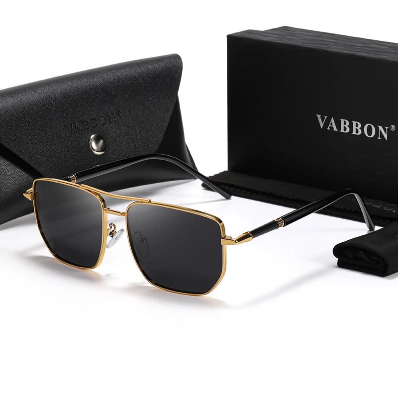 

Vabbon Classy New Men's Polarized Double Bridge Sunscreen Sunglasses Fashionable Outdoor Sports Anti-Uv Driving Fishing Vacation Glasses, Premium Gift2021