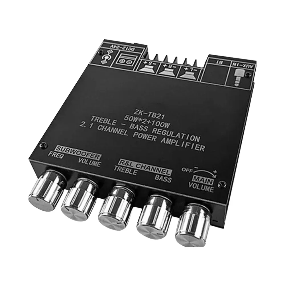 

High Subwoofer Audio ZK-TB21 High Power 2.1 Channel BT Digital Power Amplifier Board Module Accessories