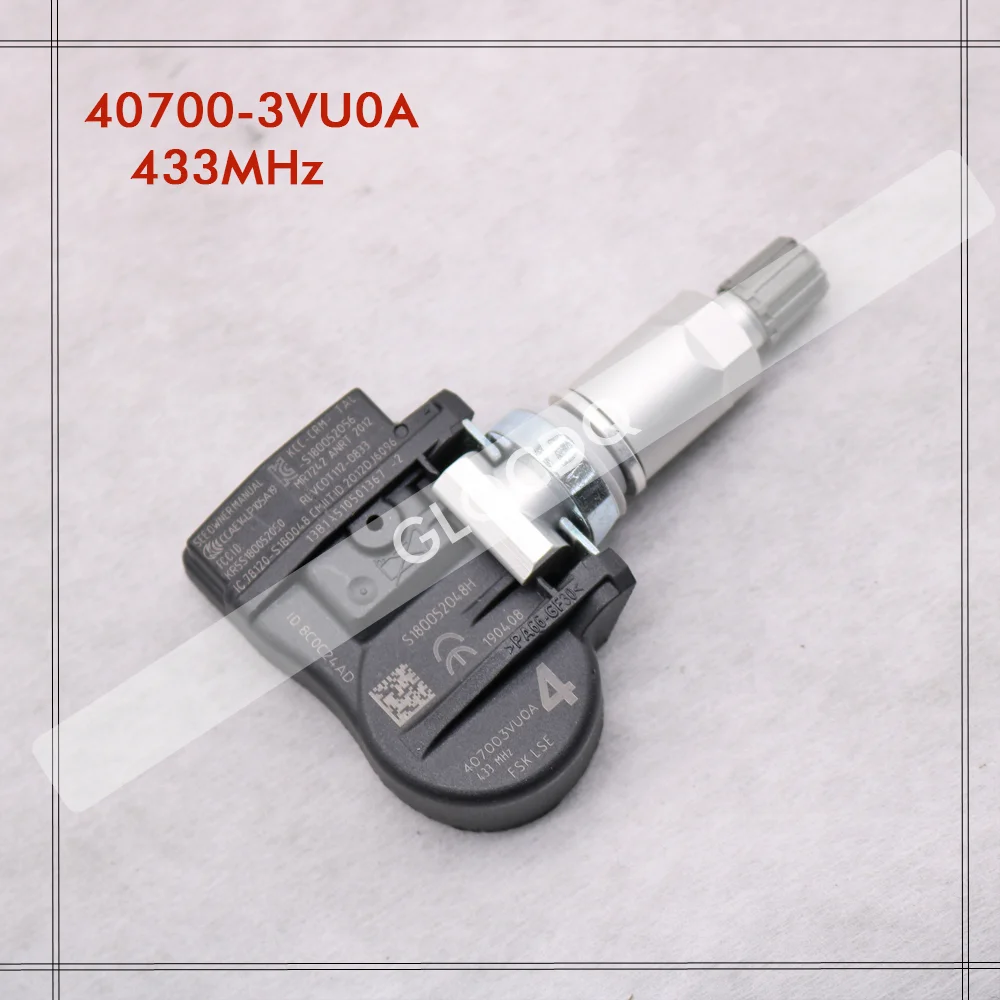 FOR 2013 2014 2015 2016 NISSAN X-TRAIL ROGUE TPMS SENSOR TIRE PRESSURE SENSOR TPMS 433MHz 40700-3VU0A 40700-3VU0B 40700-5663R