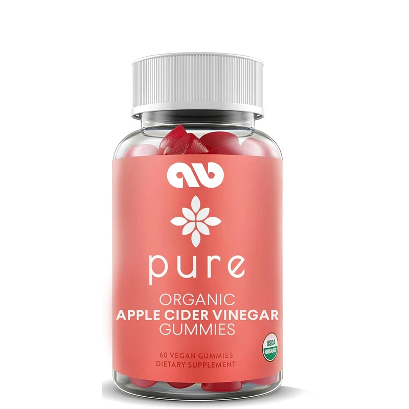 

Pure ACV apple cider vinegar gummies - Organic gummies - Vegetarians - ACV gummies -60 gummies