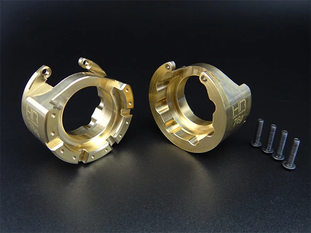 HR Traxxas TRX-4 Pure Copper Universal Front and Rear Wheel Balance Weights 76g Each (Pair)
