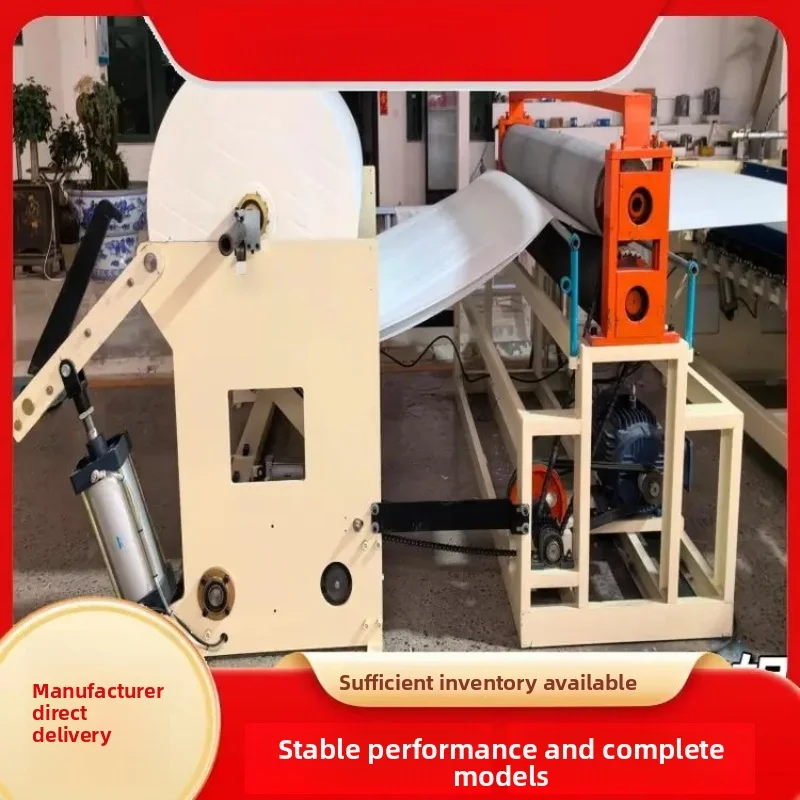 

toilet paper rewinding machine Low Power Rewinder Slitting Toilet Paper Production Line