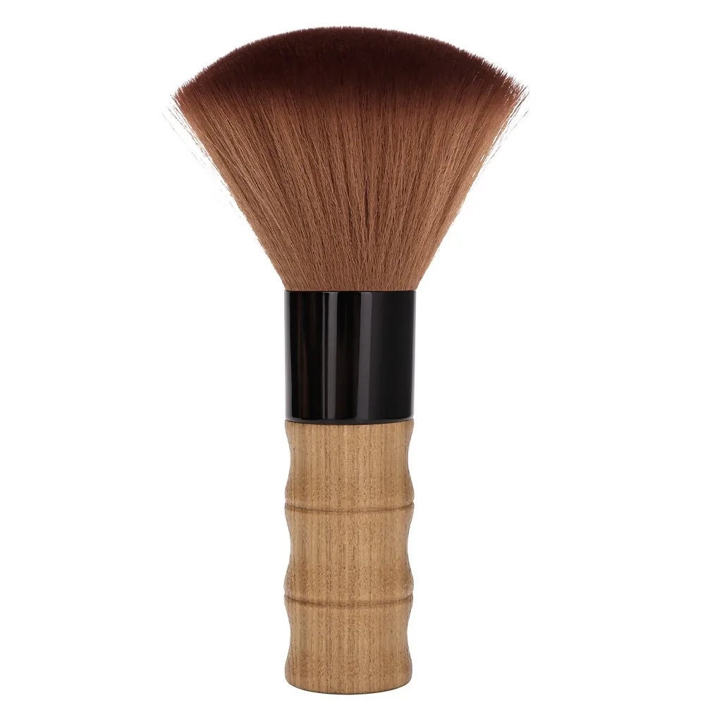 Fashion Soft Brush Barber Brush Wooden Handle Professional Salon Brush Anti-Static Special Cleaning Hair Cleaning Brush Makeup