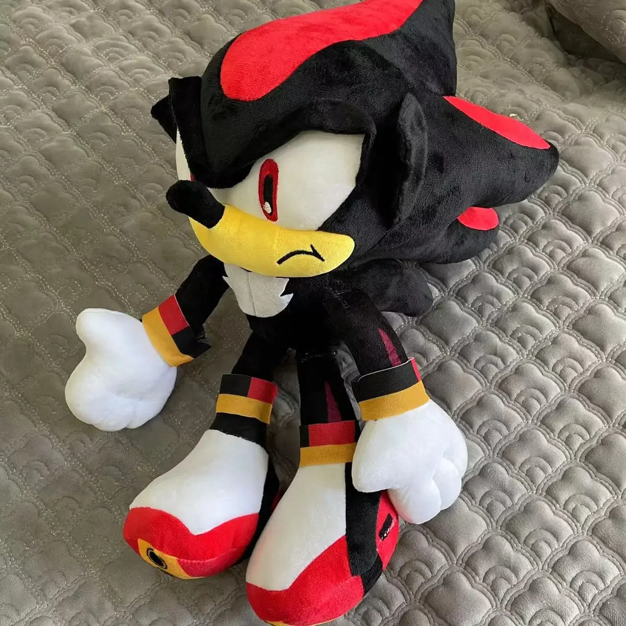 45CM Sonic Cartoon Plush Tikal Shadow Hedgehog Cotton Stuffed Doll Children Halloween Christmas Birthday Gift