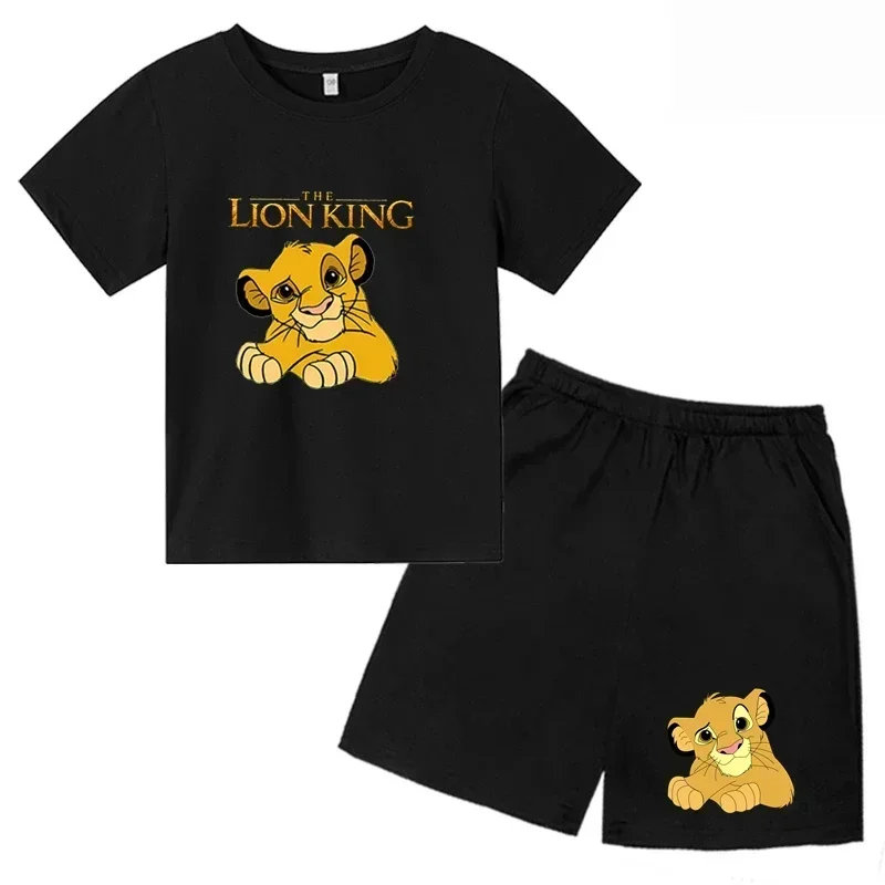 Kids  Tshirt Lion Children's Clothing T-shirt Boy Girl Clothes Baby Tee Kids  Tops For Children's Sets Short Sleeve Boys T-shirt