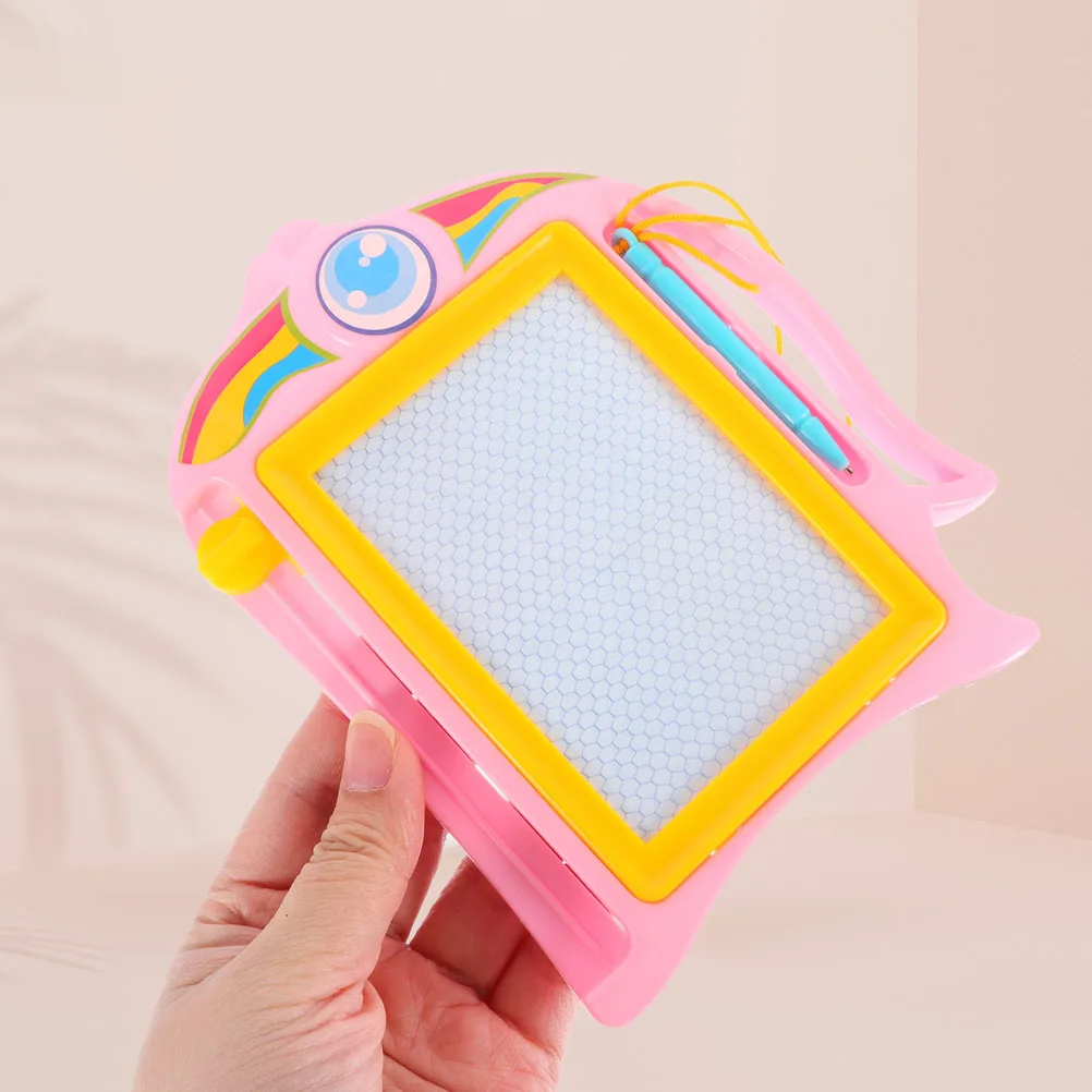 2 pezzi di tavolo da disegno per bambini adorabili, blocco note per bambini, colore brillante, giocattolo di apprendimento cancellabile premium per bambini