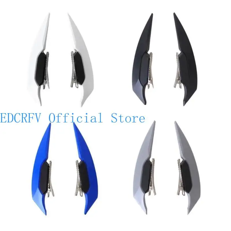 

652F 2PCS Acrylic Wing Hair Clip Side Hairpin for Women Girl Hair Styling Accessories Clip Halloween Party Props Headwear