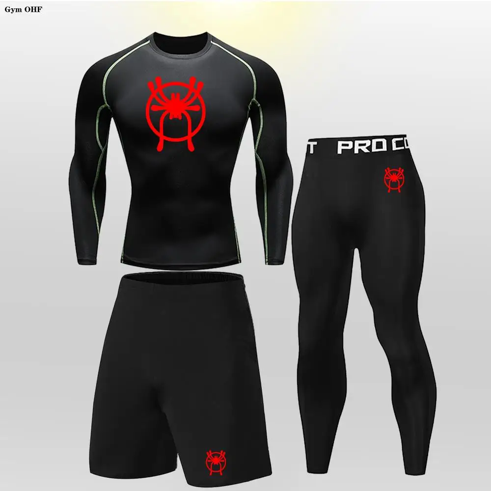 Thermal Underwear Kid's Long Sleeve Shirts Base Layer Gym Jogging Skin  Sets Children Clothing Winter First Suits