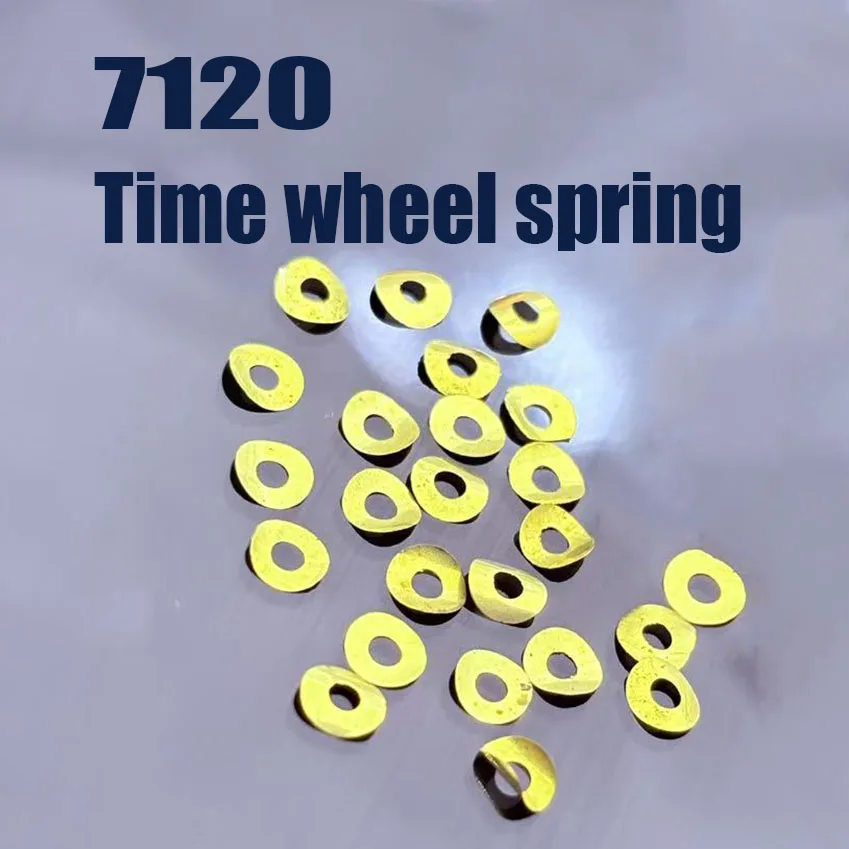 Suitable for Shanghai 7120 unified machine Time wheel spring watch movement accessories Time wheel spring