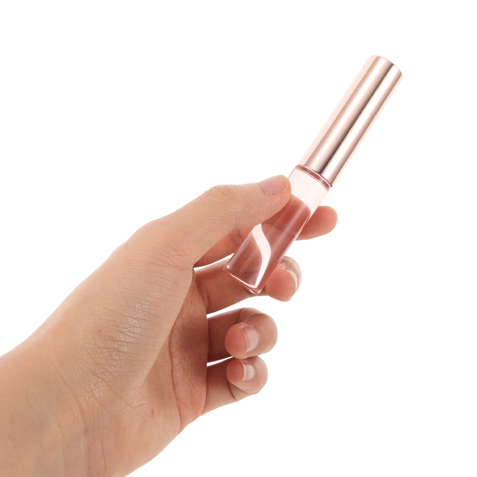 2 uds cepillo de labios de silicona varilla transparente aplicador de lápiz labial de silicona suave tapa antipolvo brillo de labios herramienta de máscara facial cepillo de maquillaje