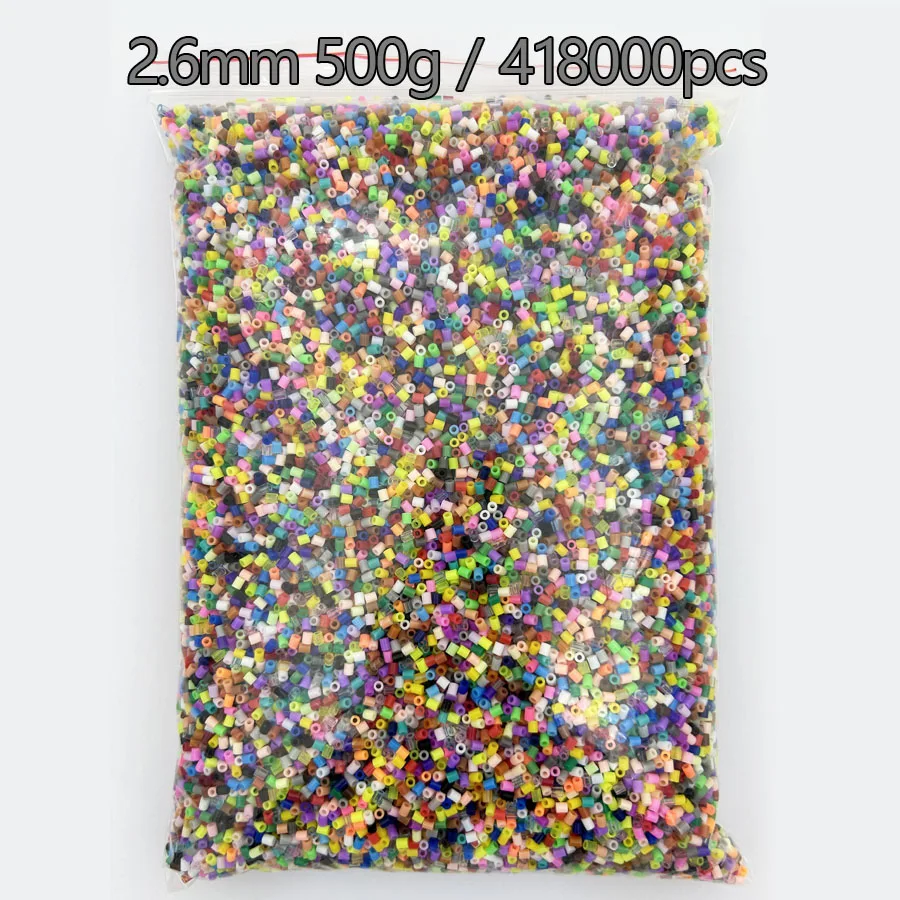 2.6m Hama Beads Template Iron Paper Tweezers Mini Hama Perler Fuse Beads and tool Diy Kids Educational Toys