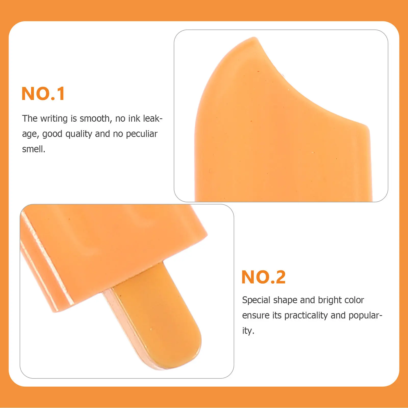 

20 шт. цветных маркеров-выделителей в форме мороженого, креативные маркеры для школы, офиса, учебы, подарки к началу учебного года, флуоресцентные ручки