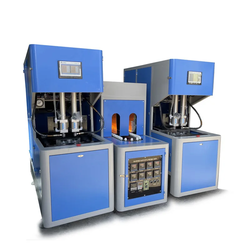 MS-2L2-2 Semi Automatic 4-cavity 2000bph Pet Bottle Manufacturing Machine