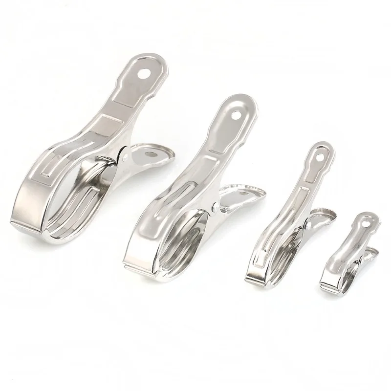 Stainless Steel Windproof Clothes Pegs, Heavy Duty Large Laundry Clips for Drying Quilt Clothing Product Ad