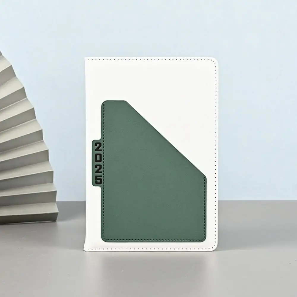 Yearly Schedule 2025 Notebook Schedule Journal Portable 365 Days Efficiency Notebook To Do List Soft Leather Cover