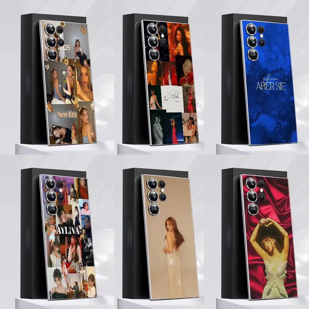 

A-Ayliva In Liebe Aber Sie Phone Case For Samsung S30,25,24,23,21,22,20,10,5G,FE,lite,PIus,Ultra Transparent Cover