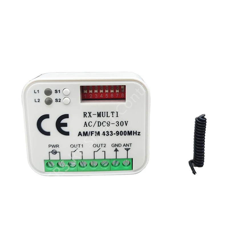 1 SZT. częstotliwość 433MHZ-900MHZ AC DC 9-30V odbiornik 868mhz pilot zdalnego sterowania 433mhz — zdjęcie produktu 7