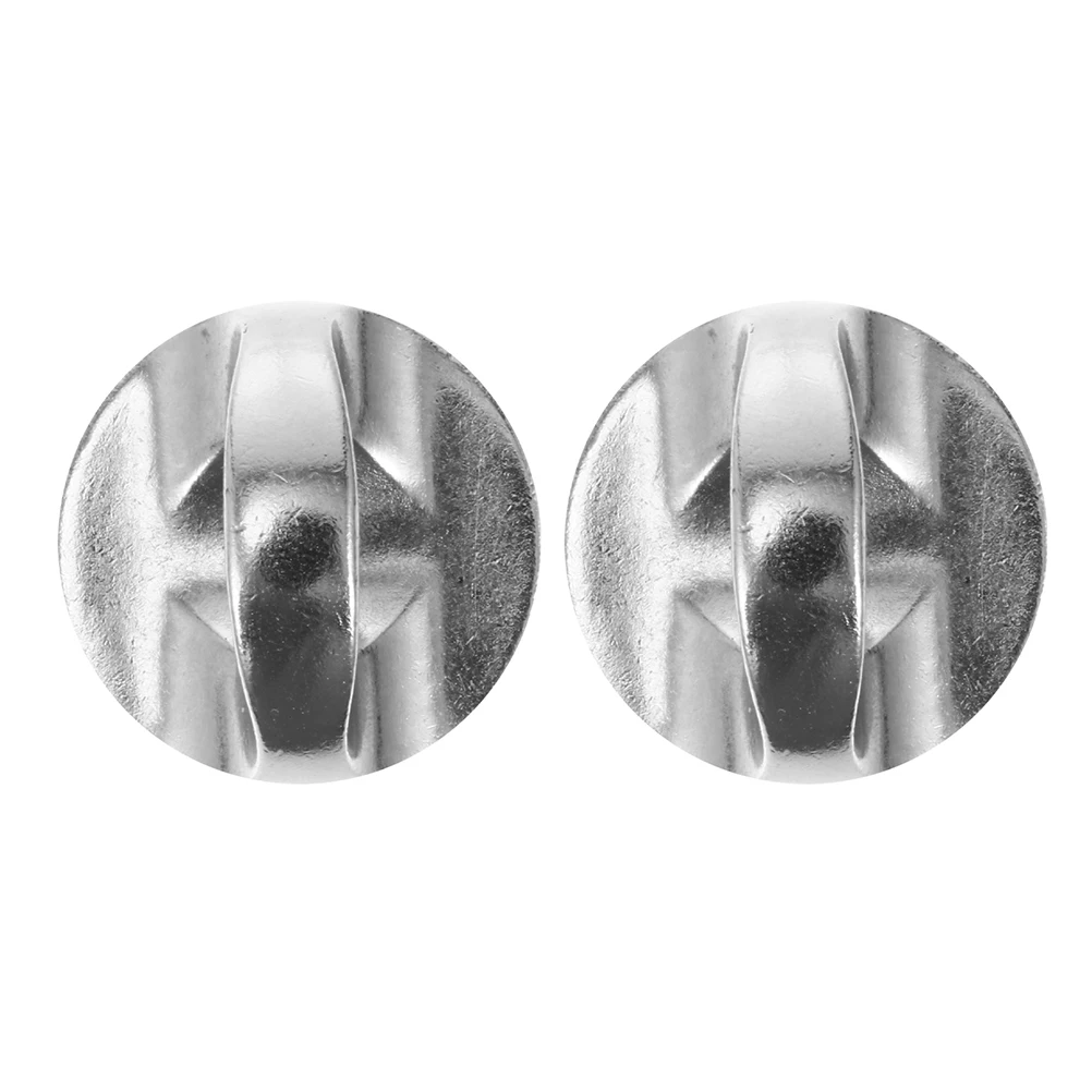 

2 Pcs Camera Shoulder Strap Screws Aluminum Alloy Wear Resistant Silicone Pads Firm Connection Photography Accessories