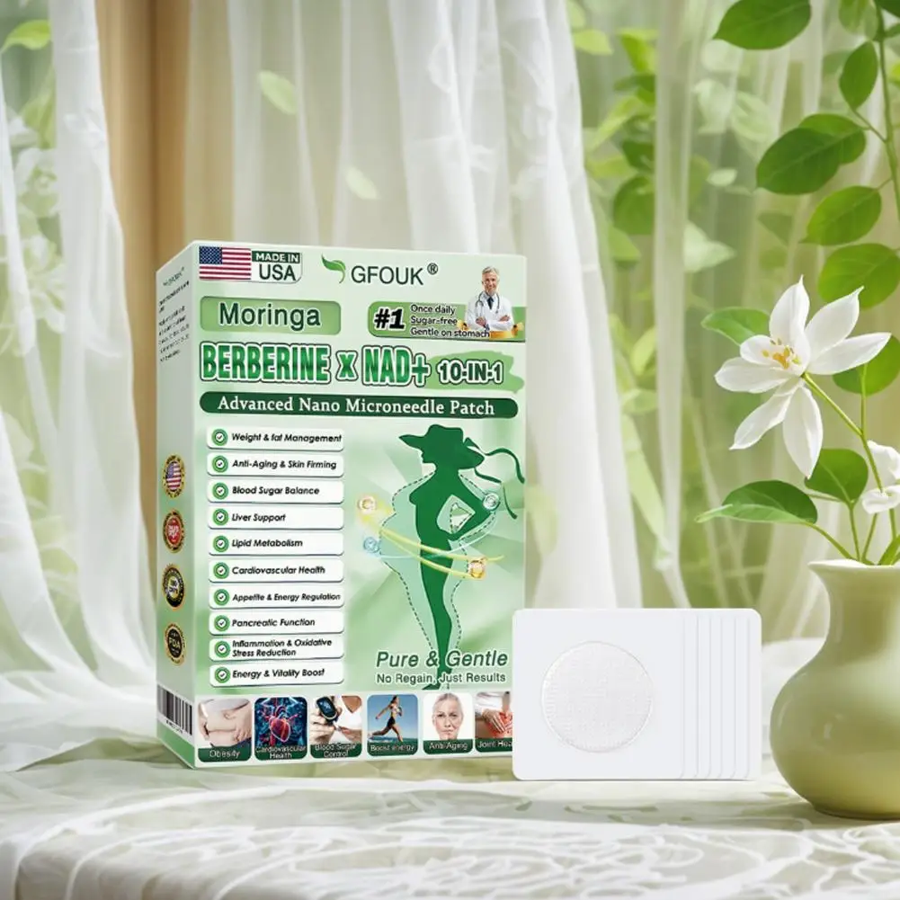 

Daily Use Body Care Patch Moringa Berberine Nad Plus Microneedle Design Firms Skin Shapes Body And Ensures Long Lasting Comfort