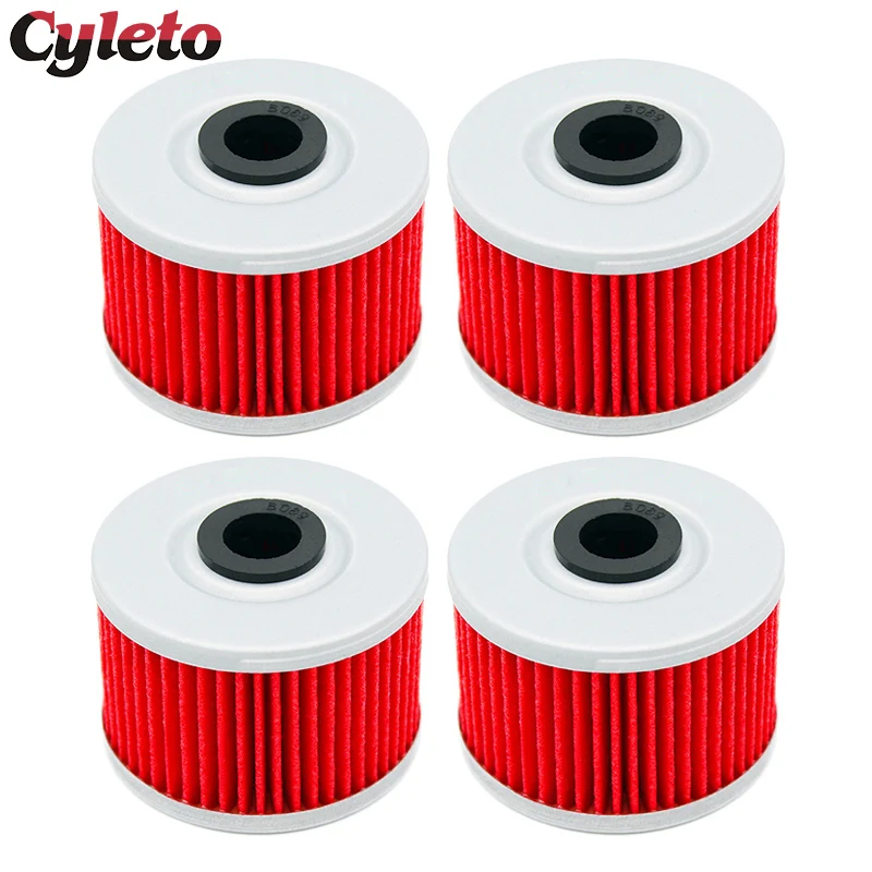 2/4/6 szt. Filtr oleju Cyleto do Kawasaki KLX110 KLX125 KLX250 KLX 125 250 D-Tracker KLX140 KLX150 KLX250R KLX250S KLX250S KLX300R KLX450R